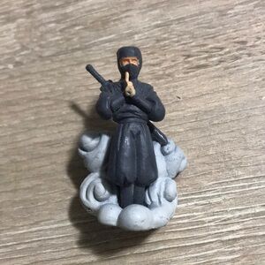 Stealthy Ninja Figurine on Cloud